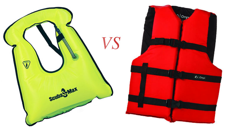 Life Jacket vs. Snorkeling Vest - Different Types of PFDs, life jacket 