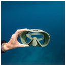 Used Tusa Zensee Pro Scuba Diving Mask - Khaki - DIPNDIVE
