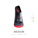 Used TYR Burner 2.0 Swim Fins - Red - Medium (Men’s Shoe 7-9 , Women’s 8.5-10.5) - DIPNDIVE