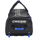 Used Cressi Tuna Dry Wheeled Bag - Black/Blue - DIPNDIVE