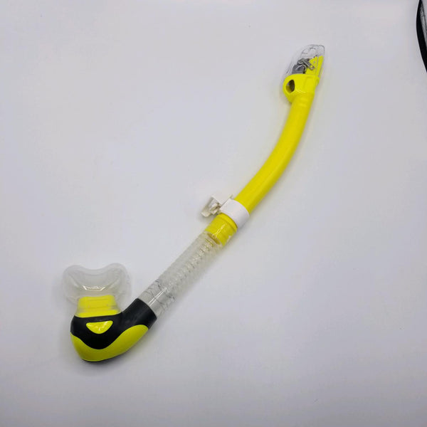 Open Box Tusa Hyperdry Elite II Dry Snorkel - Flash Yellow - DIPNDIVE