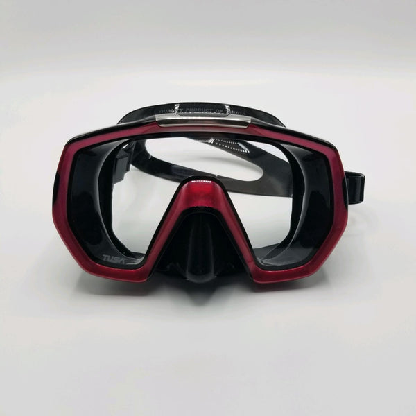 Open Box Tusa M-1003 Freedom Elite Dive Mask - Rose Pink/Black Silicone - DIPNDIVE