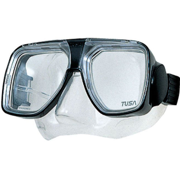 Open Box Tusa TM-5700 Liberator Plus Mask - Black - DIPNDIVE