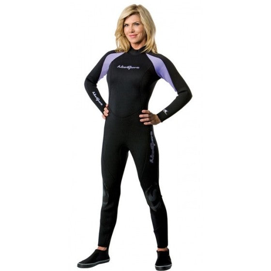 NeoSport 7/5mm Women's Jumpsuit Scuba Diving Wetsuit - DIPNDIVE