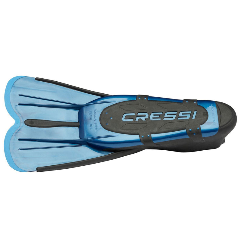 Used Cressi Agua Short Swim Full Foot Fins - 35/36 - DIPNDIVE
