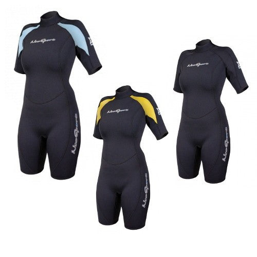 NeoSport XSPAN 3mm Women's Shorty Scuba Wetsuit | DIPNDIVE