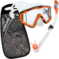 Cressi Pano 3 Mask Supernova Dry Adult Size Snorkel Combo Carring Bag Packages - DIPNDIVE