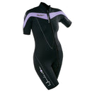 Open Box Henderson Thermoprene Womens Front Zip Shorty - 8 - DIPNDIVE