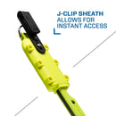 Used ScubaPro JAWZ Ti Scuba Dive Knife - Black/Yellow - DIPNDIVE
