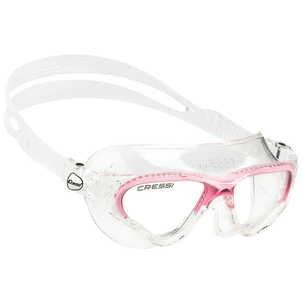 Used Cressi Cobra Swim Mask - Clear/Pink - DIPNDIVE