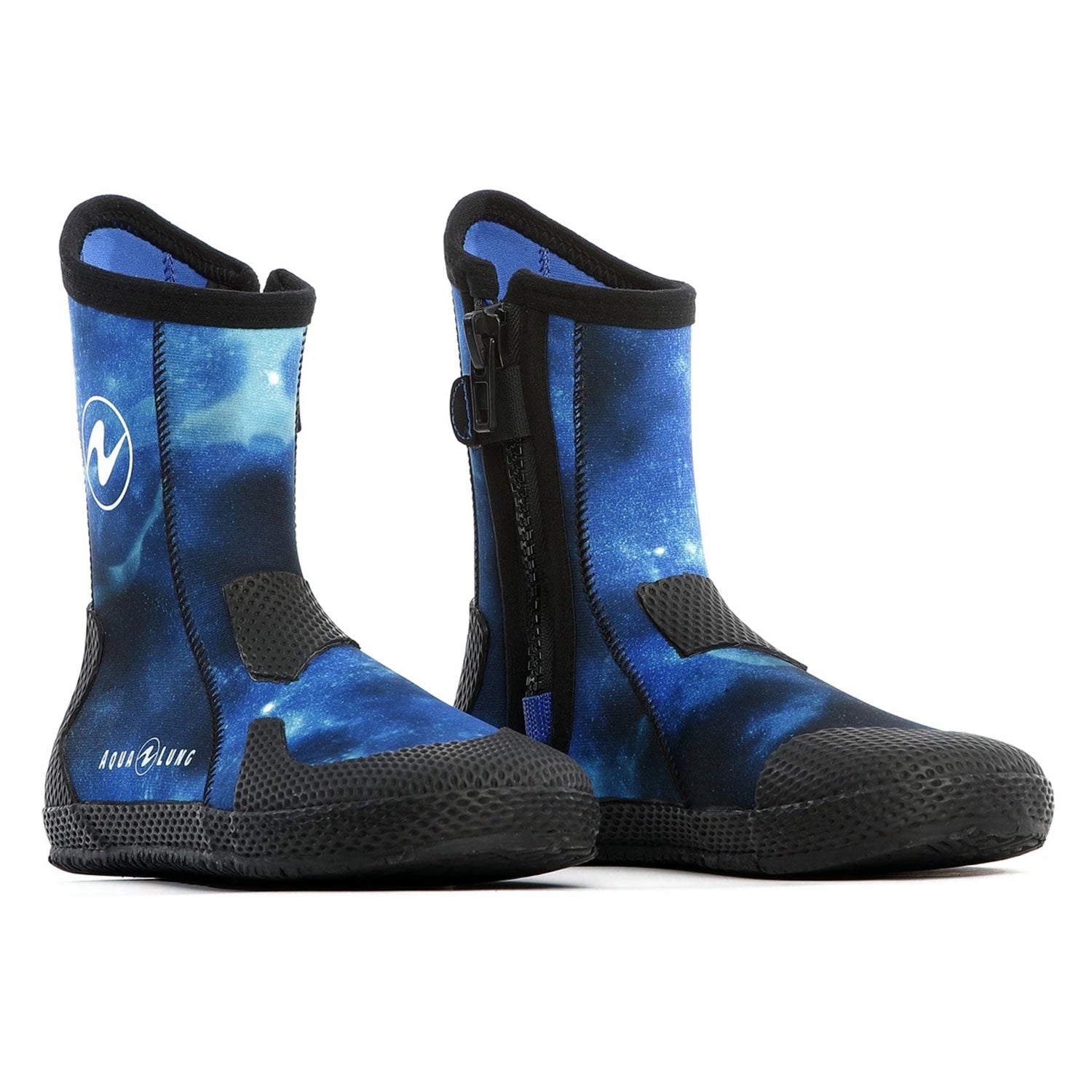 Open Box Aqua Lung Mens 5mm Superzip Boots - Galaxy Blue