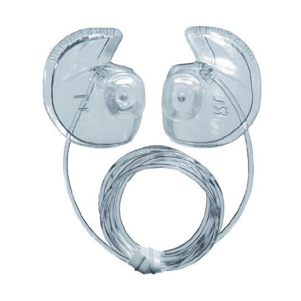 Trident Vented Earplugs (pair) Clear With Leash - DIPNDIVE