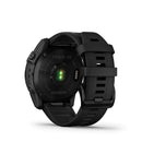 Garmin Fenix 7X Sapphire Solar Black DLC Titanium with Black Band - DIPNDIVE