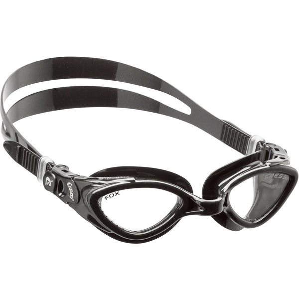 Used Cressi Fox Adult Size Mask Goggles - Black - DIPNDIVE
