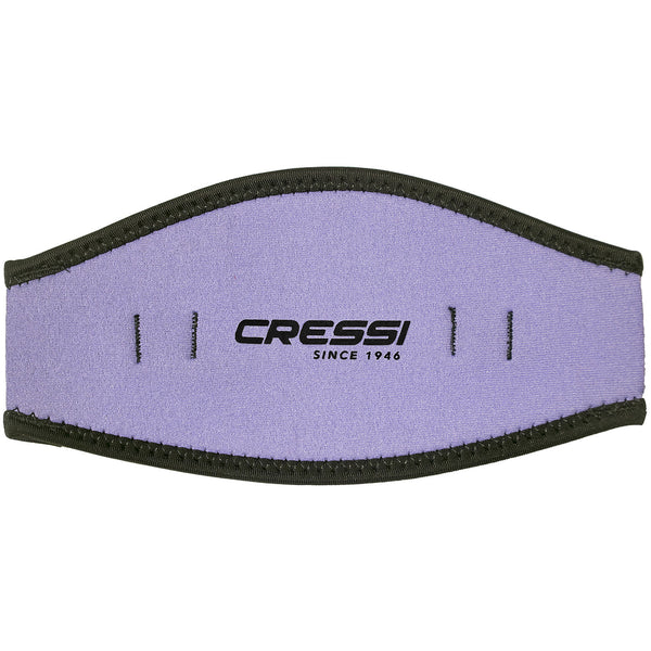 Open Box Cressi Neoprene Mask Strap Cover Accessory-Lilac - DIPNDIVE