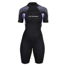 Henderson 3mm Womens Thermoprene Pro Back Zip Shorty Wetsuit - DIPNDIVE