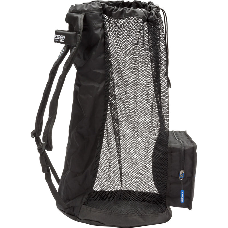 Cressi Utila Foldable Mesh Backpack-Black - DIPNDIVE