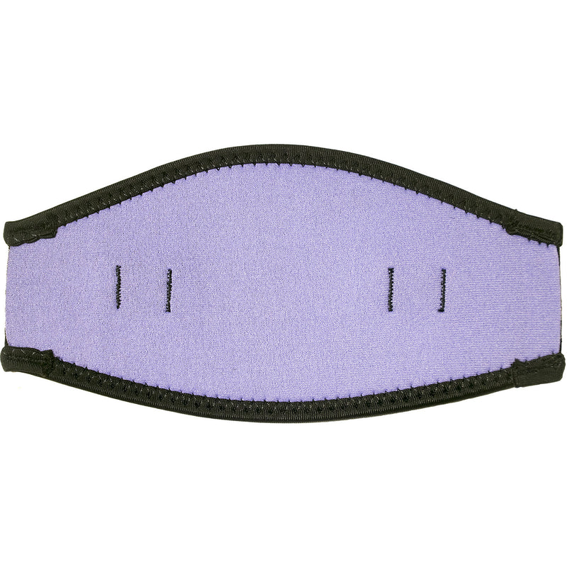 Open Box Cressi Neoprene Mask Strap Cover Accessory-Lilac - DIPNDIVE