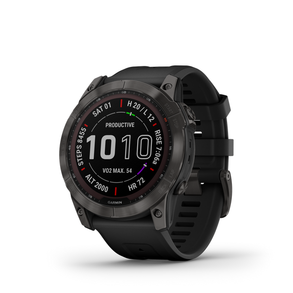 Garmin Fenix 7X Sapphire Solar GPS Smartwatch - DIPNDIVE