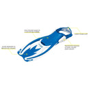 Cressi Baron Jr Mask and Rocks Fins Junior Snorkeling Set - DIPNDIVE