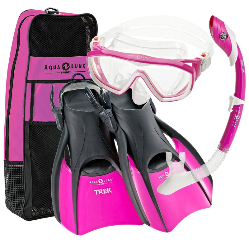 Aqua Lung Sport Diva 1 LX / Island Dry LX Snorkel / Trek Fin Packages - DIPNDIVE
