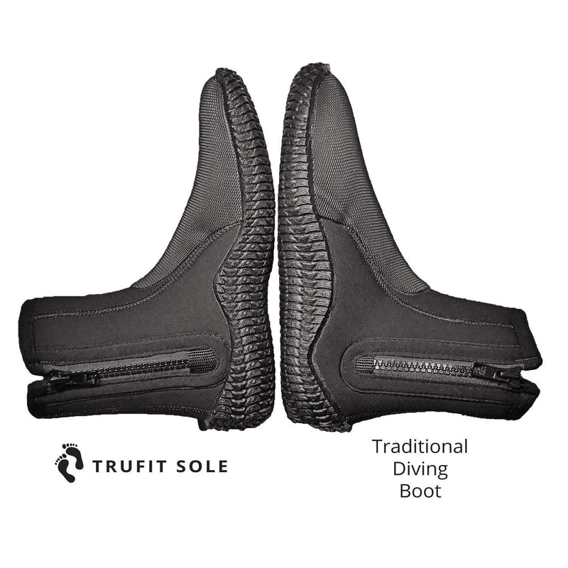 Tilos 3mm Trufit Titanium Zip Boot - DIPNDIVE