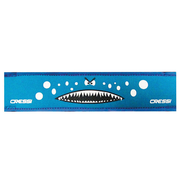 Open Box Cressi Goggles Neoprene Strap Cover-Light blue - DIPNDIVE