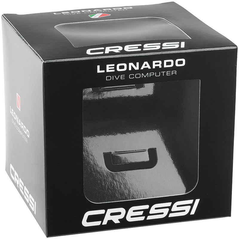 OPEN BOX Cressi Leonardo Dive Computer Watch -Black / Orange - DIPNDIVE