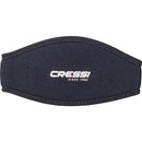 Open Box Cressi Neoprene Mask Strap Cover, black - DIPNDIVE