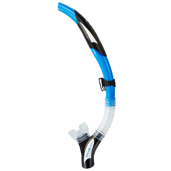 Used Aqua Lung Impulse 3 Flex Snorkel, Blue / White - DIPNDIVE