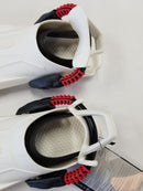 Open Box Aqua Lung Storm Dive Fins - White Arctic / Red,Medium - DIPNDIVE