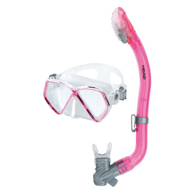 Head Pirate/Pirate Dry JR Youth Combo Swim Mask and Snorkel Set - DIPNDIVE