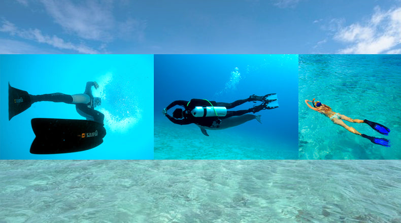 Snorkeling, Scuba, and Freediving Fins: What's the Difference