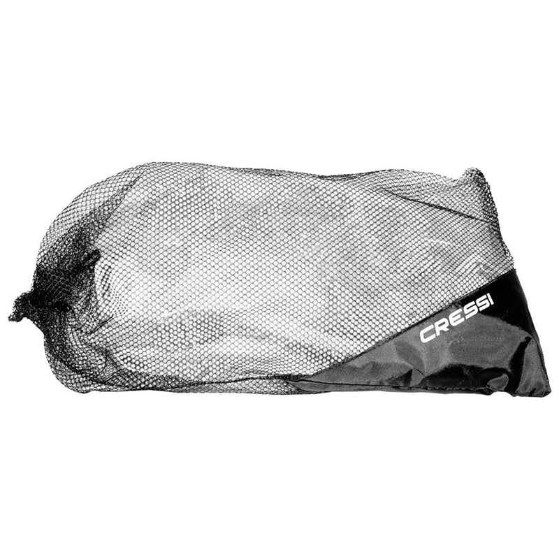 Used Cressi Duke Dive Mask and Bonete Dive Fins, Bag Set, Translucent Aquamarine, Size: Fins LG/XLG - Mask SM/MD - DIPNDIVE