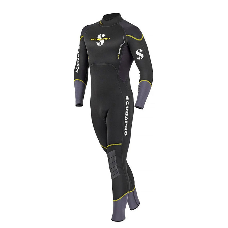 Open Box ScubaPro Men's Sport Steamer 3mm Bzip Wetsuit - Black/Yellow - XXLarge - DIPNDIVE