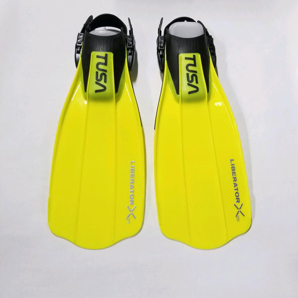 Used Tusa Liberator X-Ten Fins - Flash Yellow - Regular - US M:7-10 / W:8.5-12 - DIPNDIVE