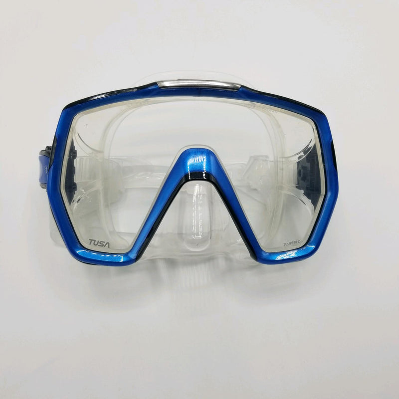 Open Box Tusa M-1001 Freedom HD Mask - Fishtail Blue - DIPNDIVE