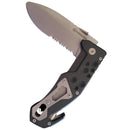 Aqua Lung Folding Blunt Scuba Dive Knife - Titanium - DIPNDIVE