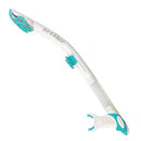 Open Box Oceanic Ultra Dry Scuba Dive Snorkel - White / Sea Blue - DIPNDIVE