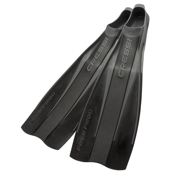 Used Cressi Free Frog Fins - Black- 37/38