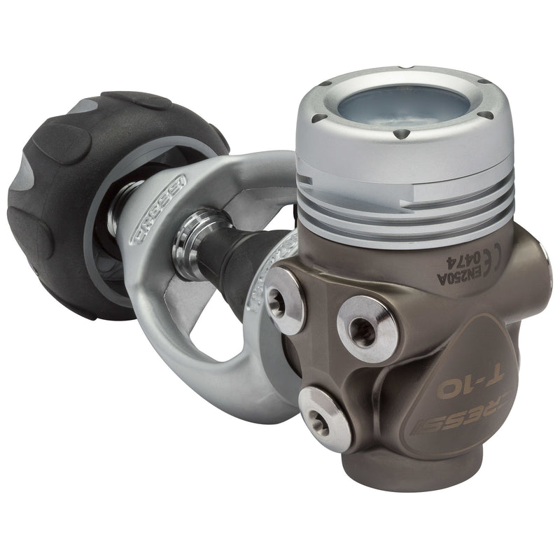 Cressi T10-SC PVD-Master Yoke Scuba Diving Regulator - DIPNDIVE