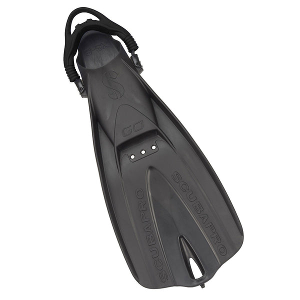 Open Box ScubaPro Go Travel Fin - Black, Size 3XS - DIPNDIVE