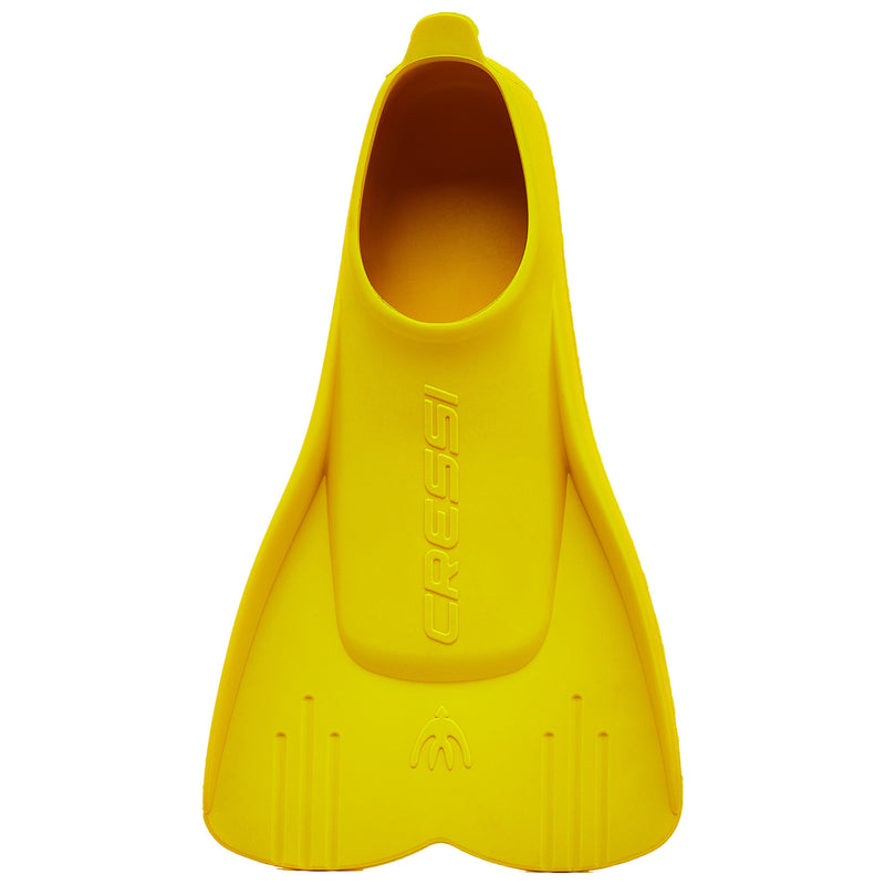 Used Cressi Kids Mini Light Floating Swim Fins - Yellow, Size - 34/35 - DIPNDIVE