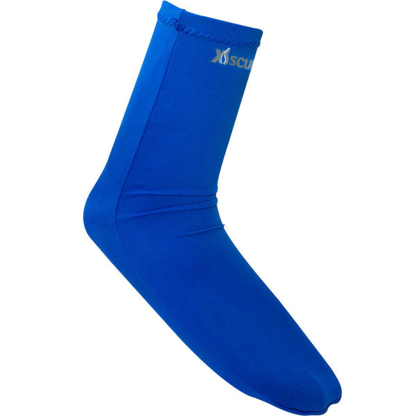 Open Box XS Scuba Spandex Scuba Dive Socks-Blue - DIPNDIVE