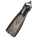 Used Atomic Aquatics Split Fins, Smoke, Small - DIPNDIVE