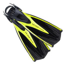 Open Box Tusa Imprex Duo Scuba Diving Fins - Yellow - Large - US Size:10-13 - DIPNDIVE