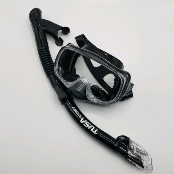 Open Box Tusa Imprex 3D Dry Adult Combo - Black/Black - DIPNDIVE