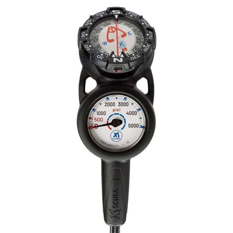 XS Scuba QuikVu Pressure and Compass Console - Imperial