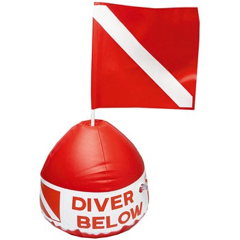 Open Box ScubaMax Scuba Dive Flag and Float - DIPNDIVE