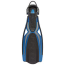 Open Box Cressi Thor EBS Dive Fins - Blue / Silver, Size: Small/Medium - DIPNDIVE